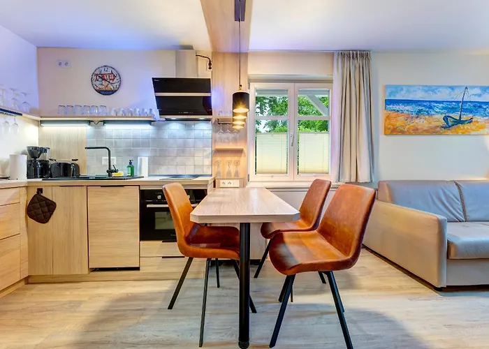 Duenenhaeuser Unserusedomde Ca40qm Mit Parkplatz Direkt Am 7i1 Appartamento *